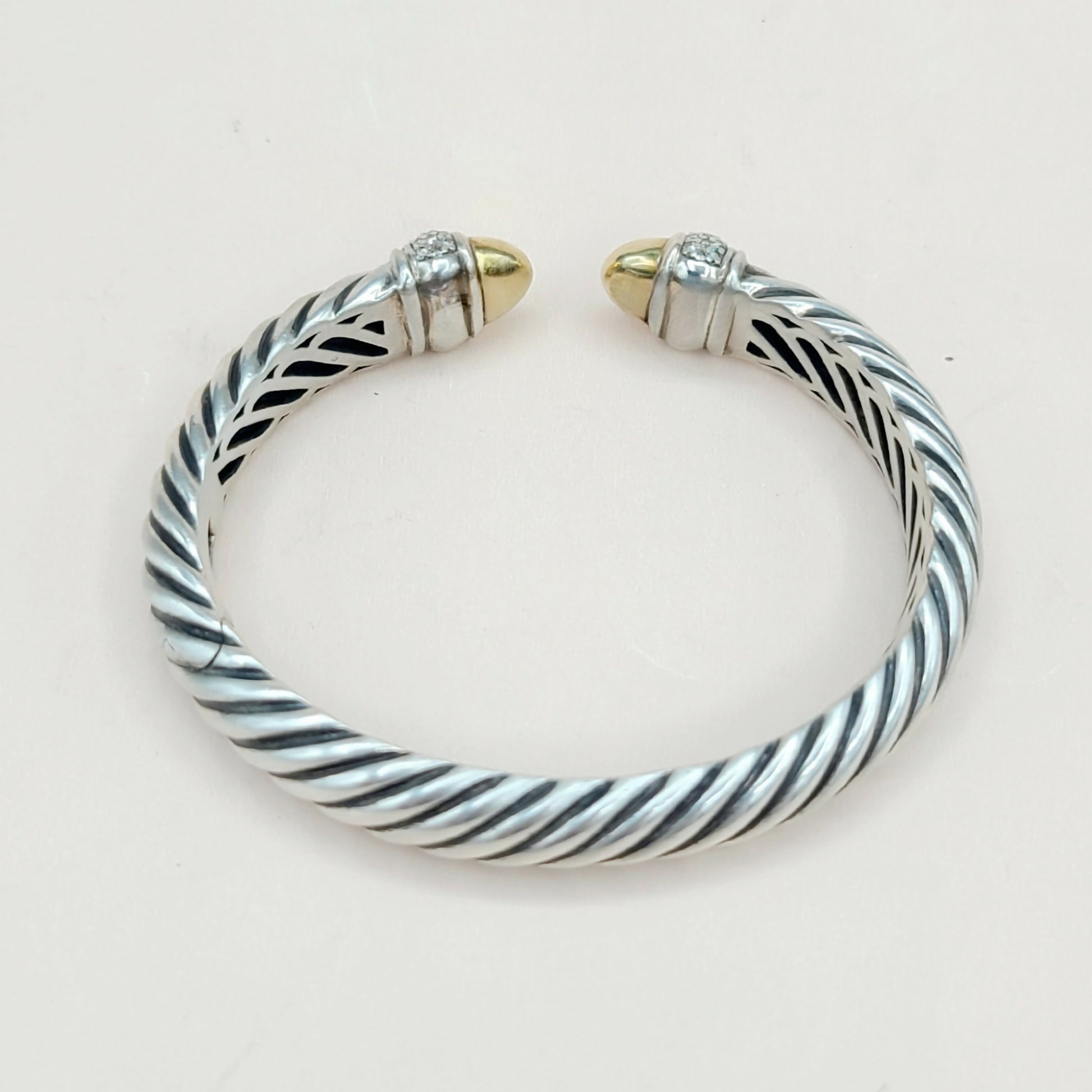    David Yurman Waverly Bracelet Diamonds & Gold