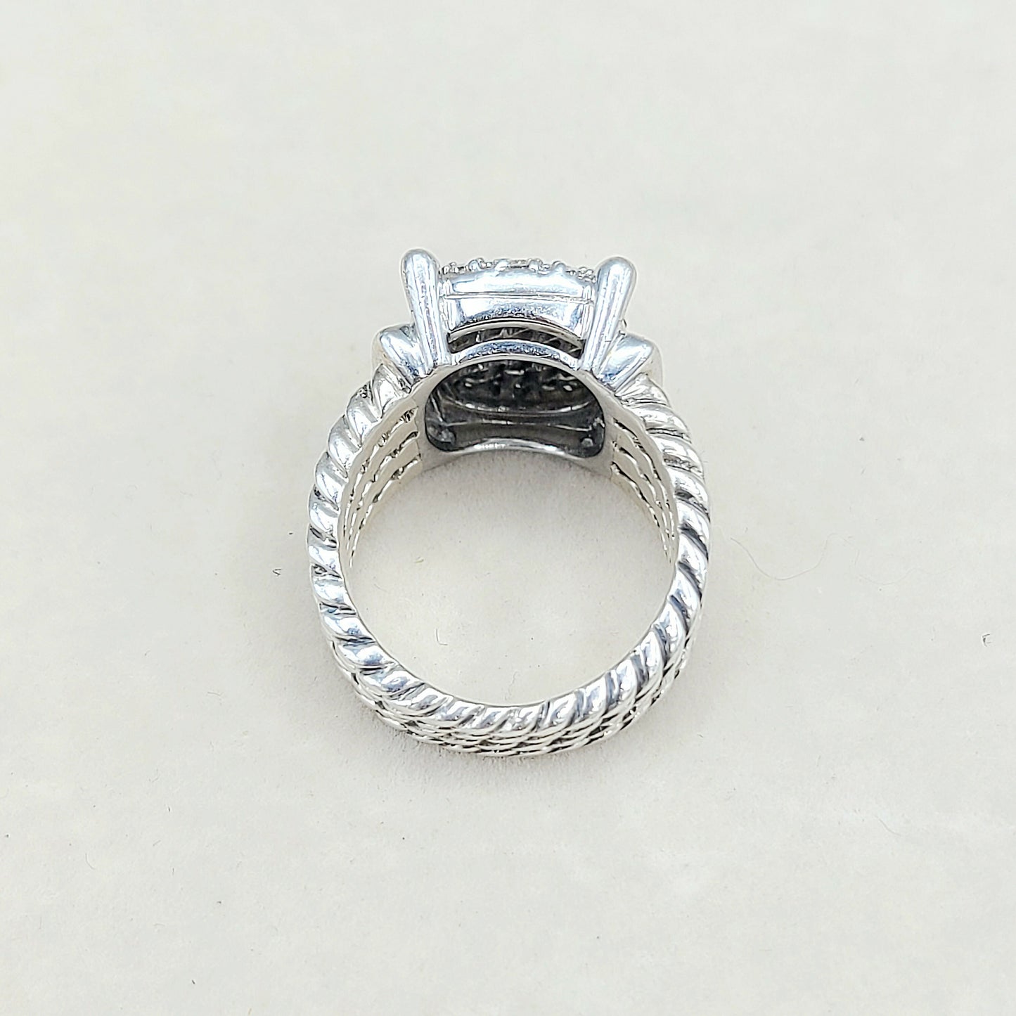    David Yurman Wheaton Ring 16x12 Pavé Diamonds