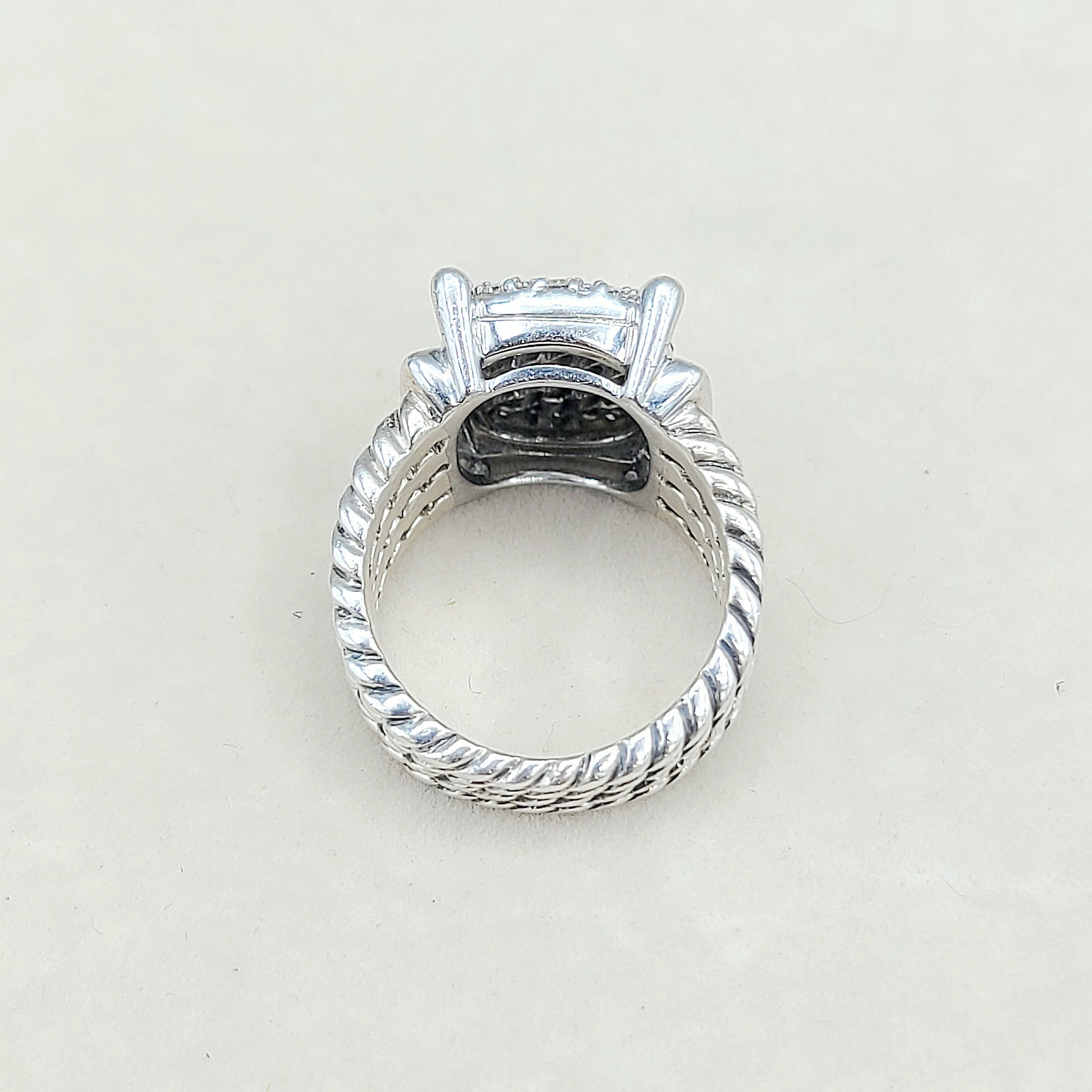    David Yurman Wheaton Ring 16x12 Pavé Diamonds