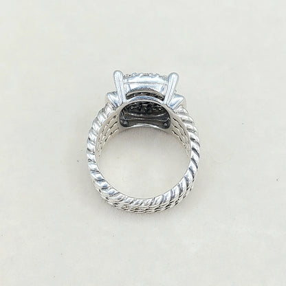    David Yurman Wheaton Ring 16x12 Pavé Diamonds
