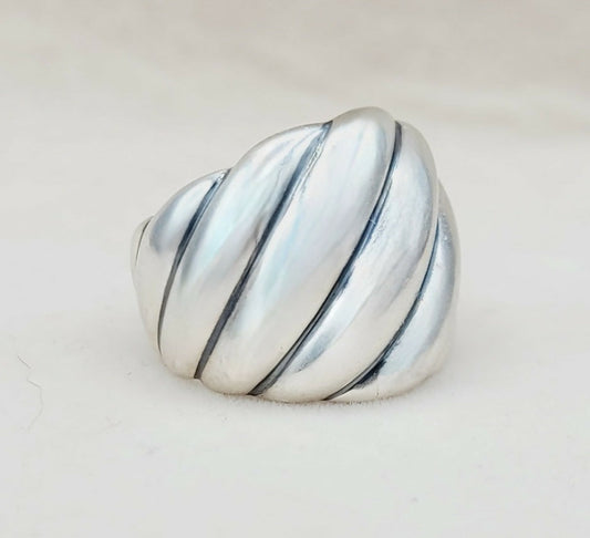   David Yurman Wide Hampton Cable Ring