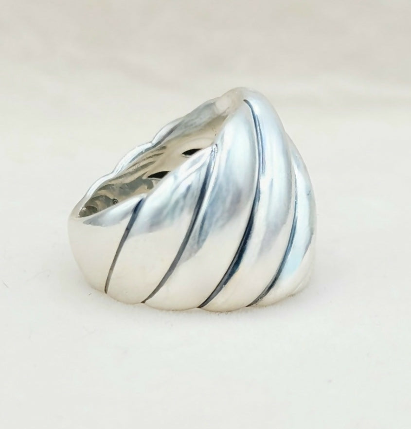    David Yurman Wide Hampton Cable Ring