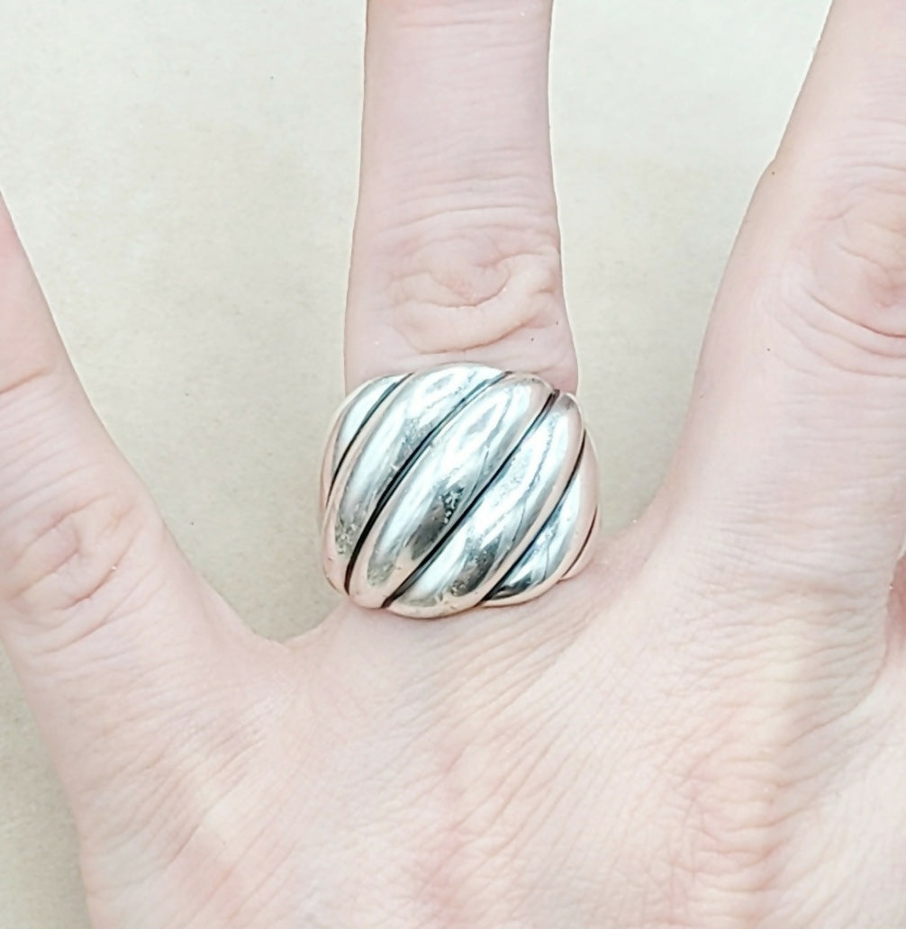    David Yurman Wide Hampton Cable Ring