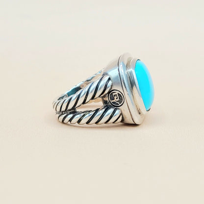    David Yurman-Albion 14mm Turquoise Ring