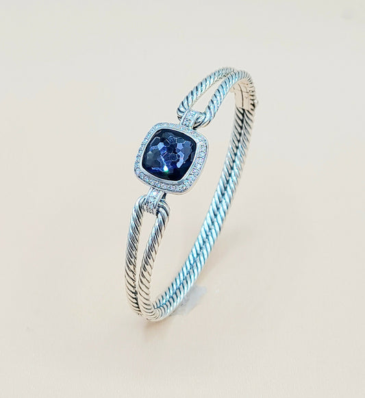    David Yurman Albion Black Orchid Diamond Bracelet