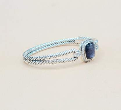    David Yurman Albion Black Orchid Diamond Bracelet