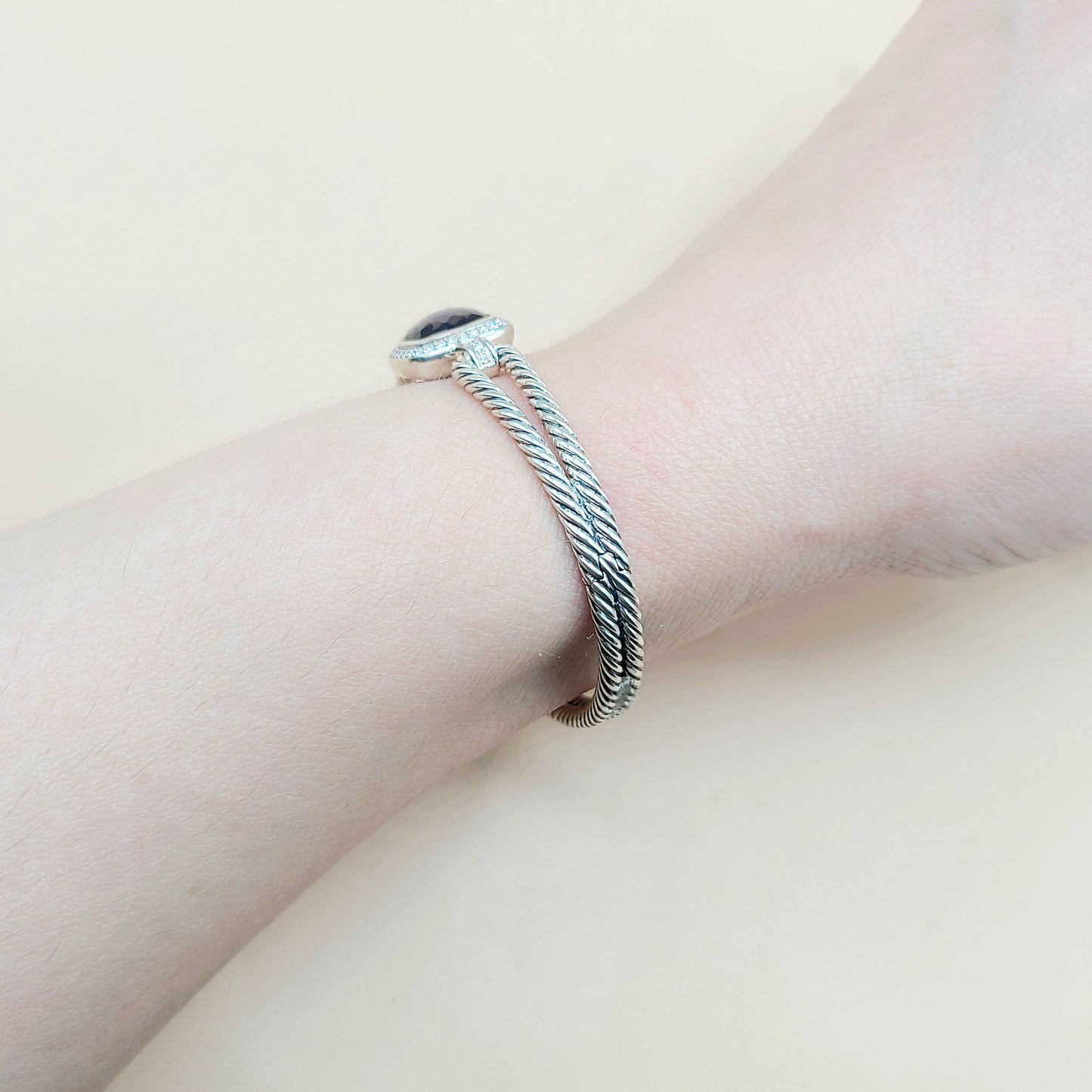    David Yurman Albion Black Orchid Diamond Bracelet