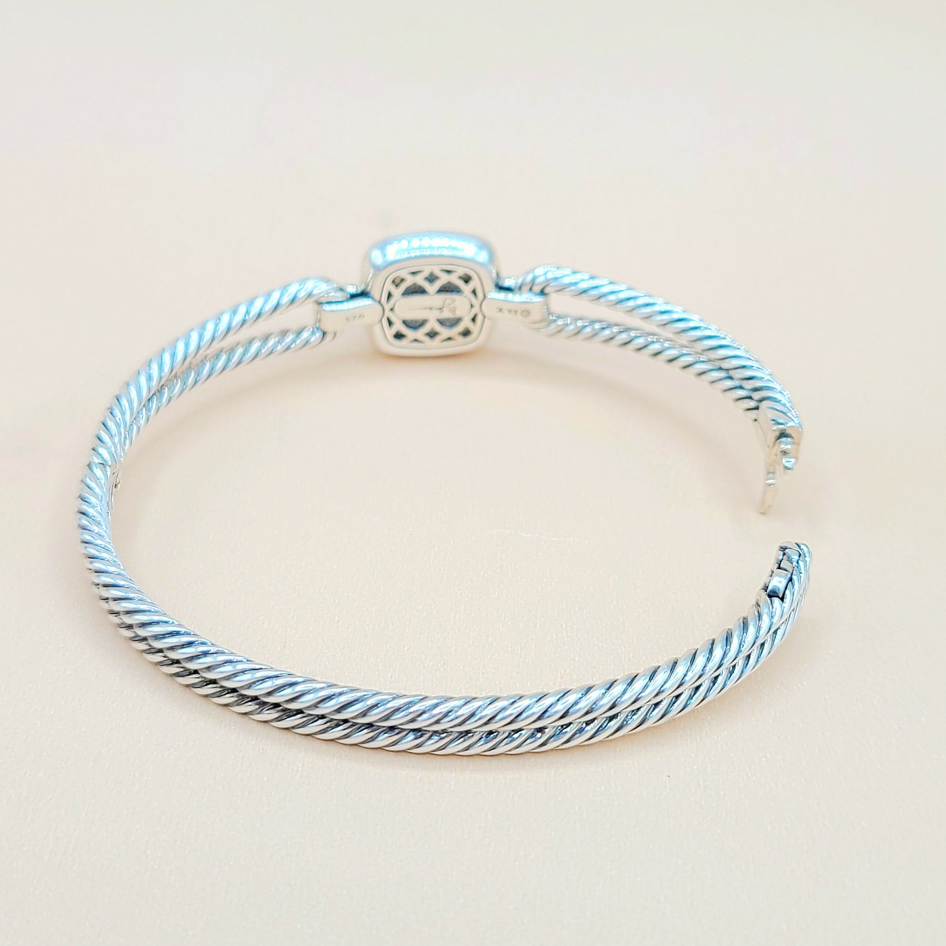    David Yurman Albion Labradorite Diamond Bracelet