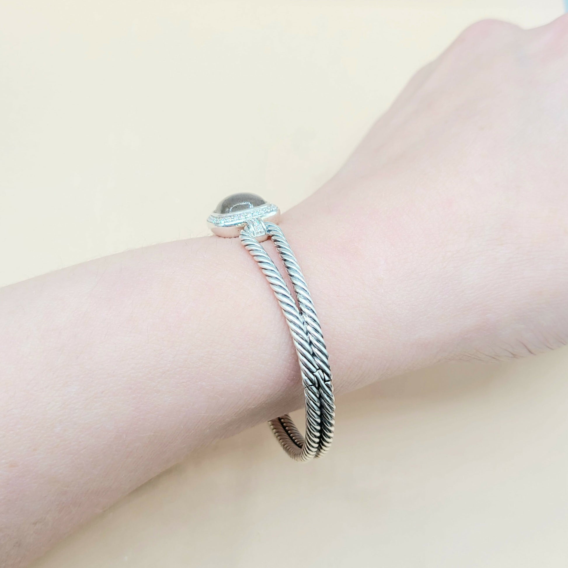    David Yurman Albion Labradorite Diamond Bracelet