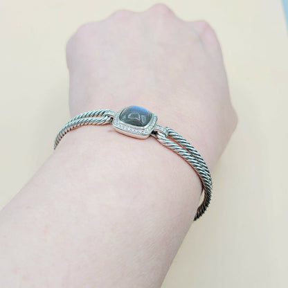    David Yurman Albion Labradorite Diamond Bracelet