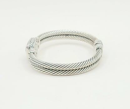    David Yurman Albion Prasiolite Diamond Bracelet