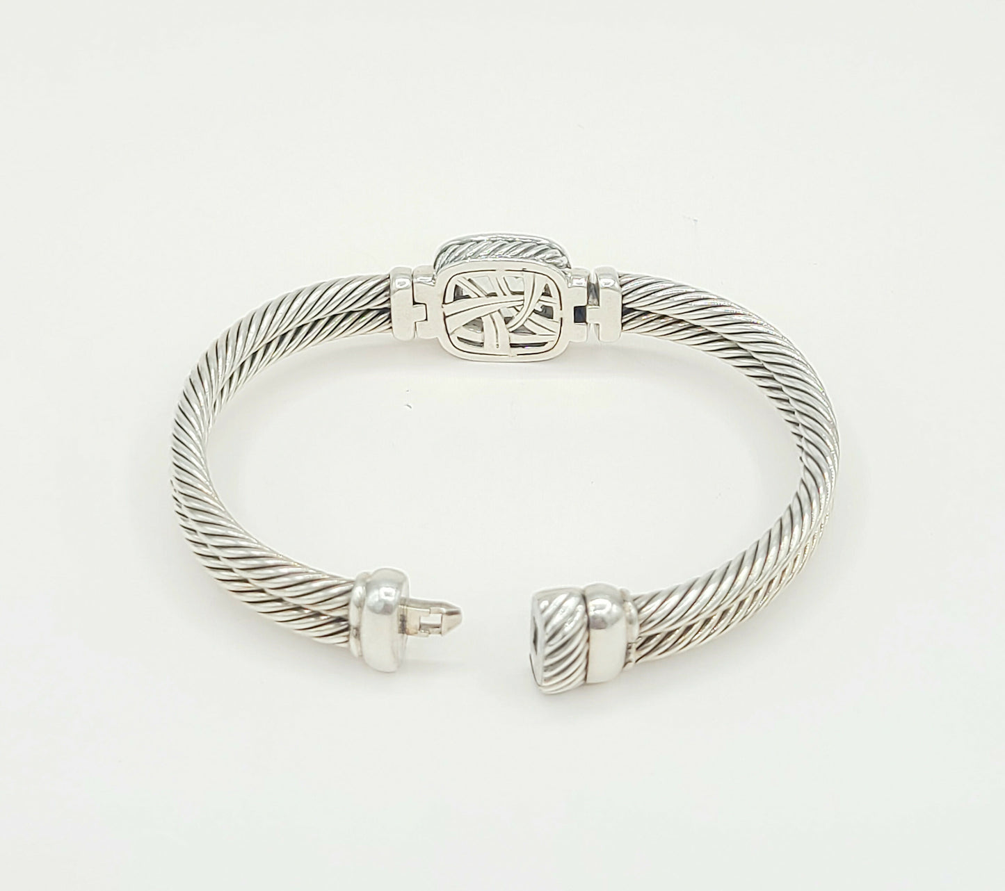    David Yurman Albion Prasiolite Diamond Bracelet