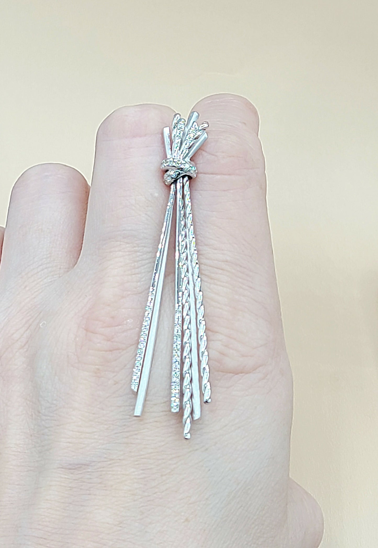    David Yurman-Angelika Long Drop Diamond Earrings
