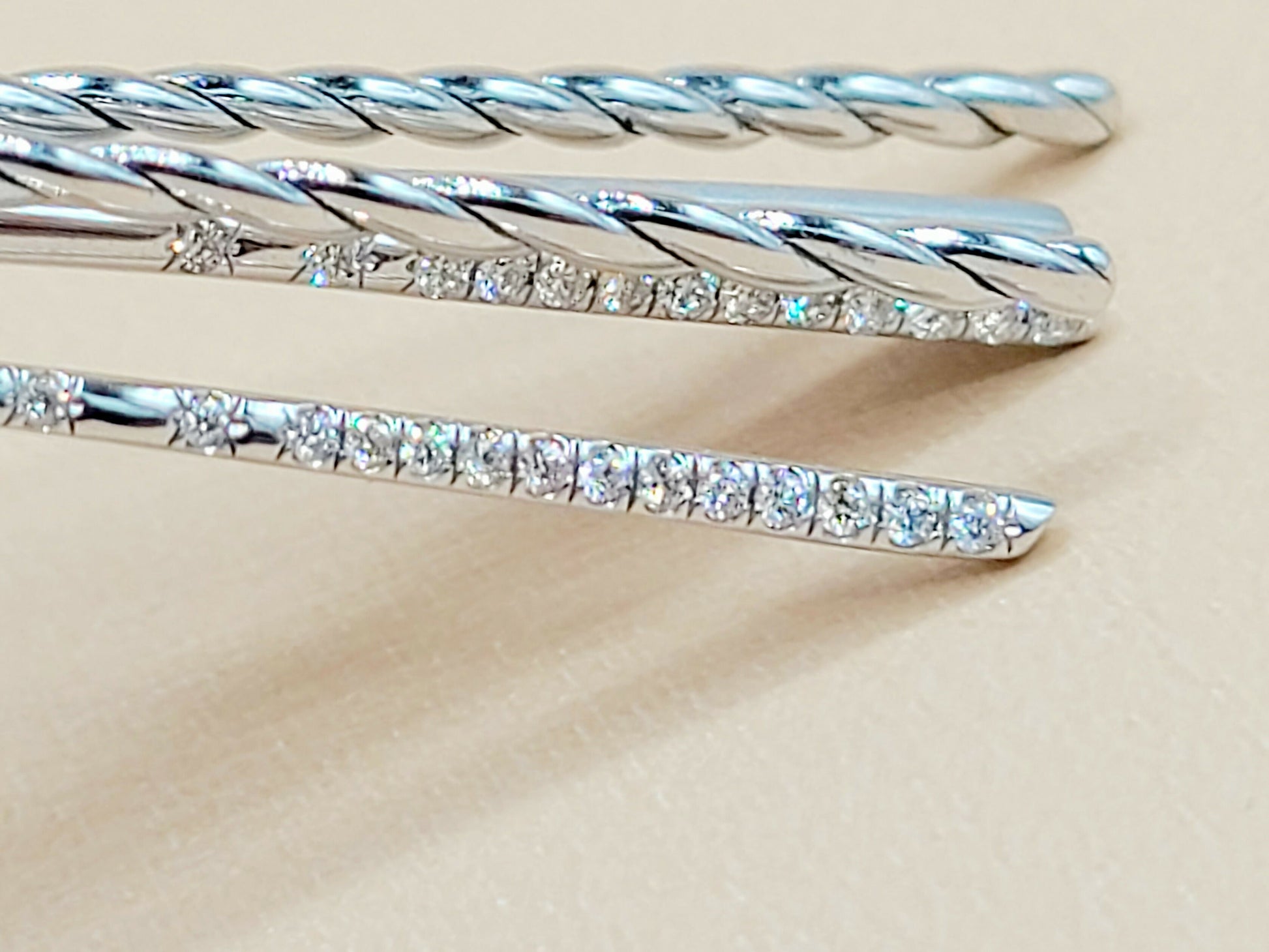    David Yurman-Angelika Long Drop Diamond Earrings