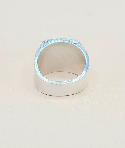    David Yurman Black Diamond Signet Ring