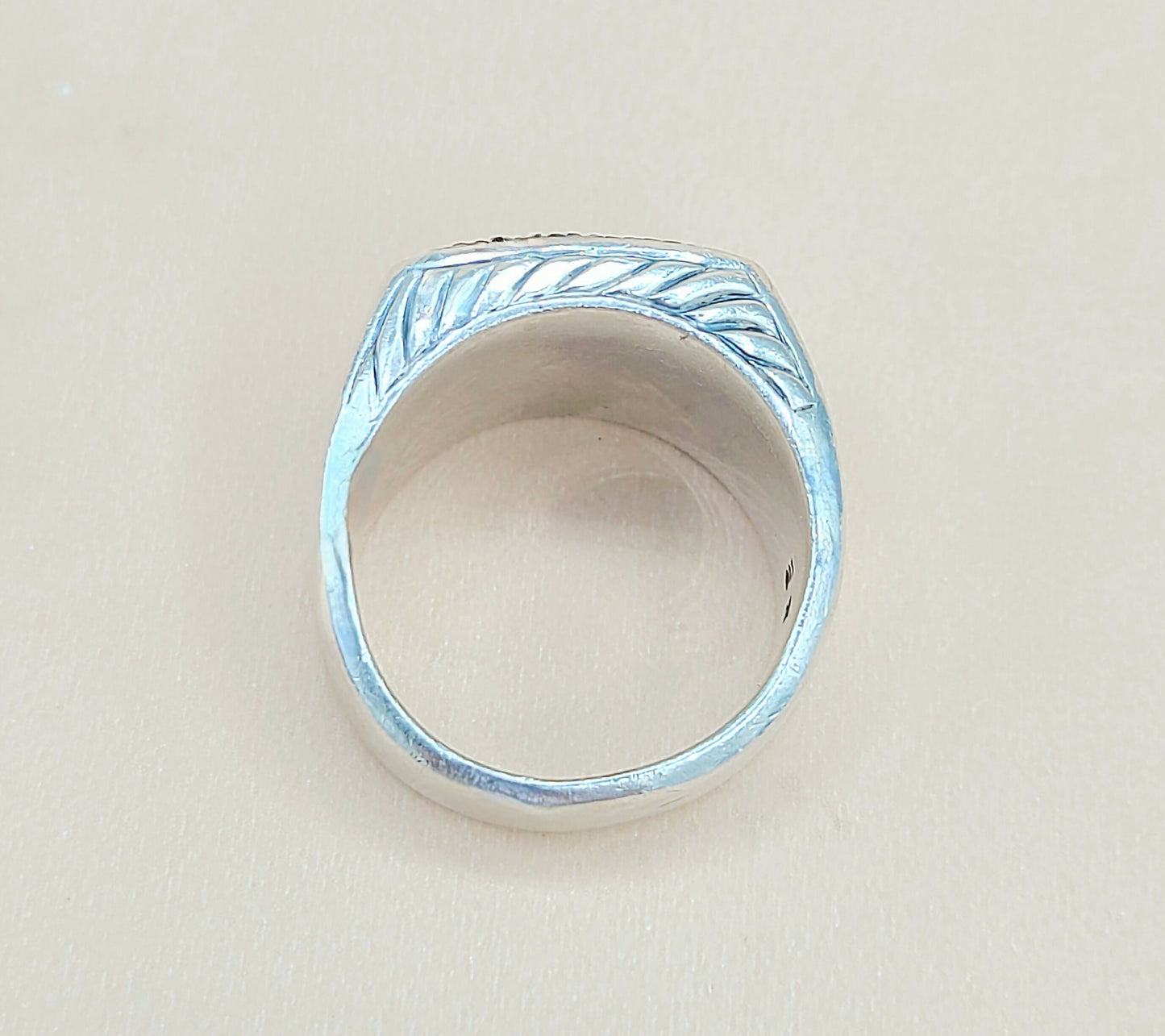    David Yurman Black Diamond Signet Ring
