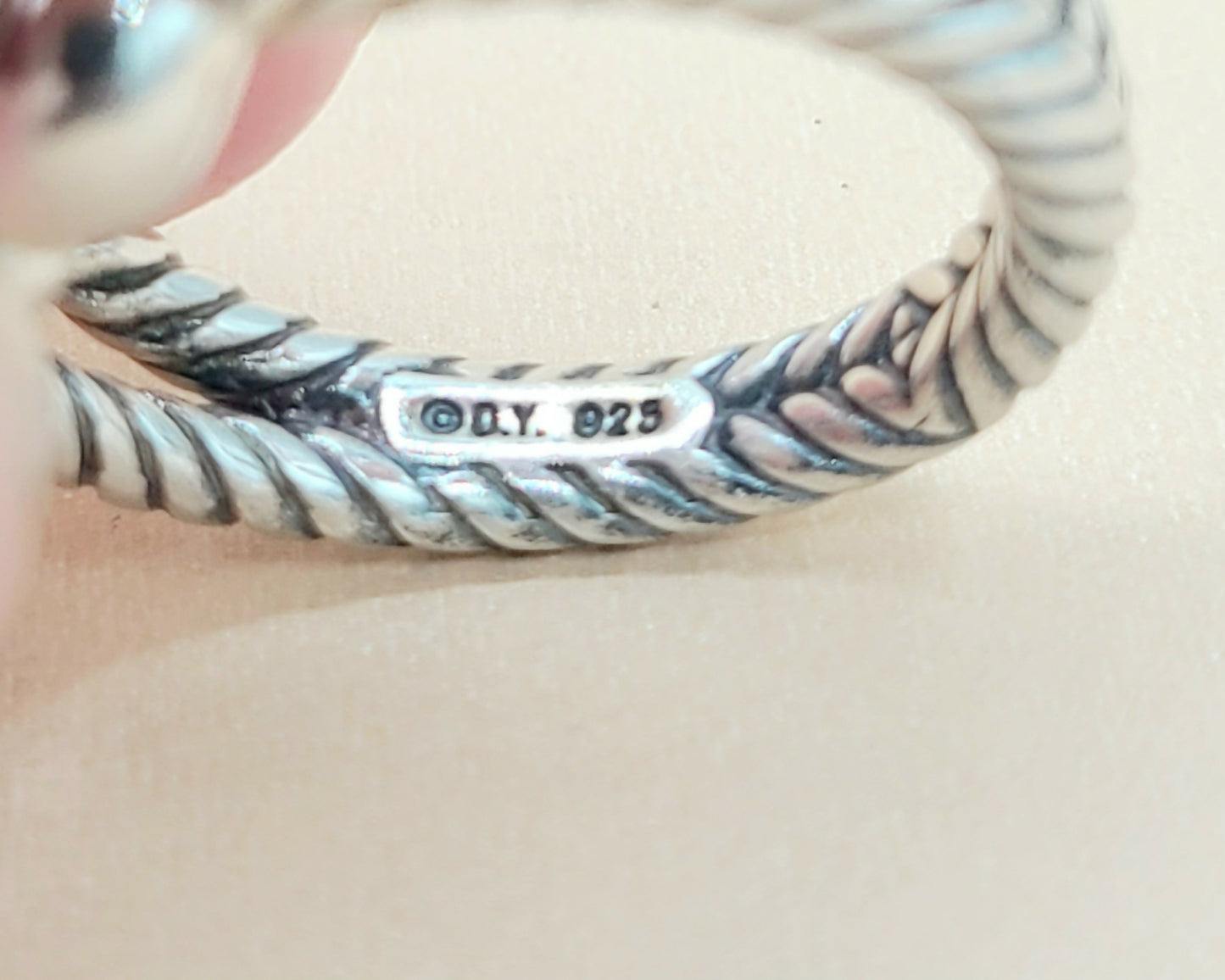    David Yurman Cable Heart Diamond Ring