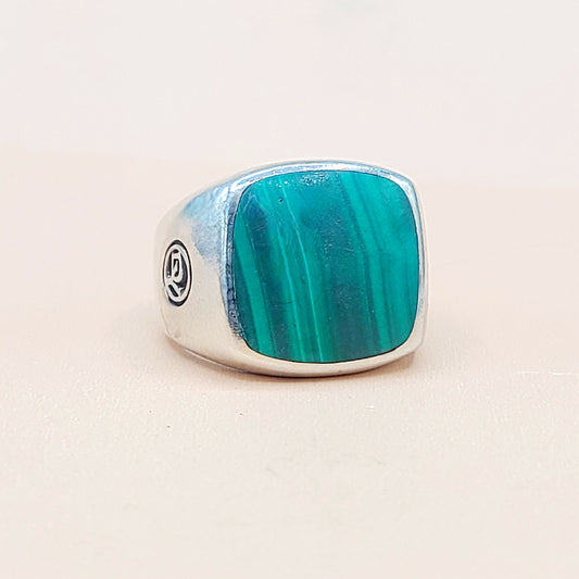    David Yurman Malachite Exotic Stone Ring