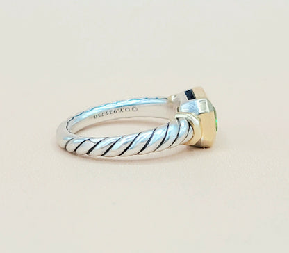    David Yurman Novella Peridot Gold Ring
