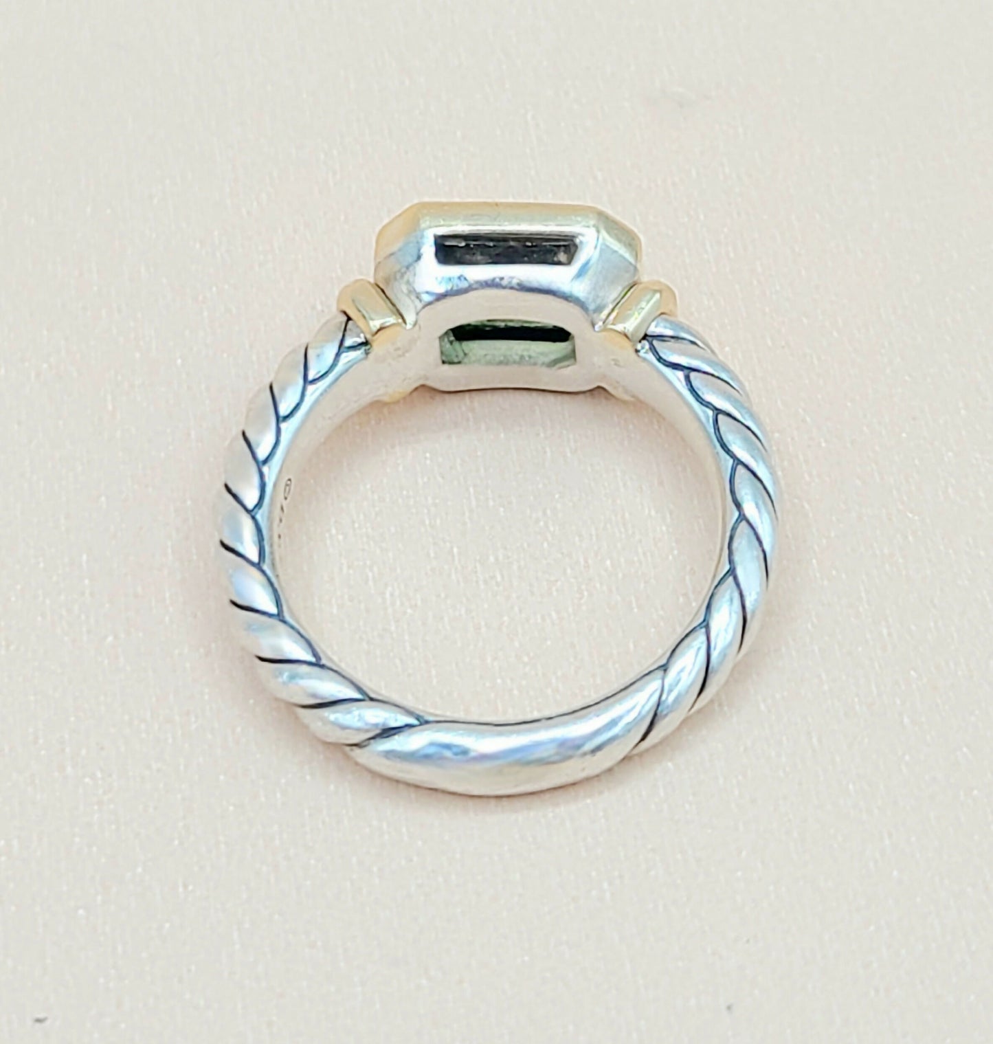    David Yurman Novella Peridot Gold Ring