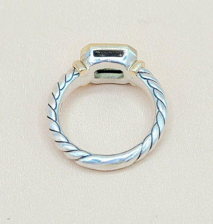    David Yurman Novella Peridot Gold Ring