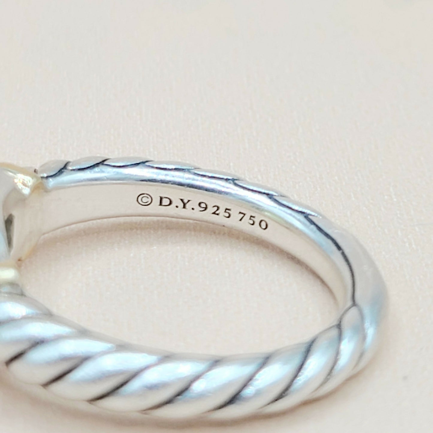    David Yurman Novella Peridot Gold Ring