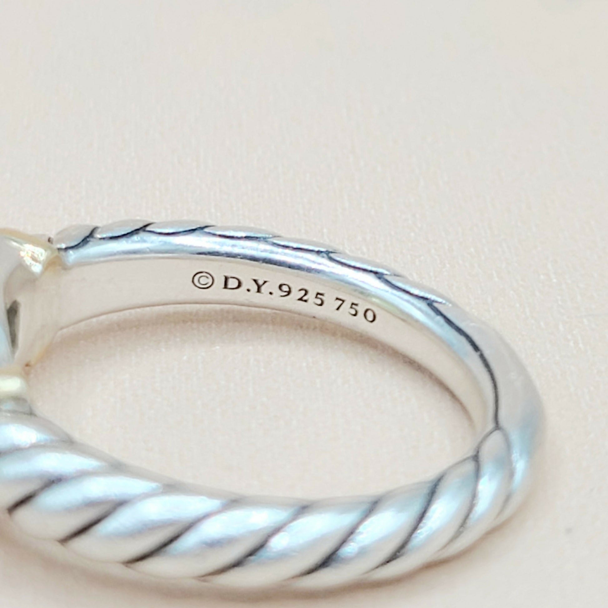    David Yurman Novella Peridot Gold Ring