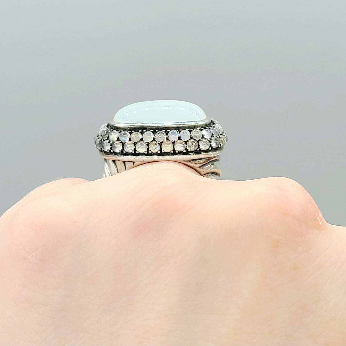    David Yurman Osetra Berries Moon Stone Moon Quartz Ring