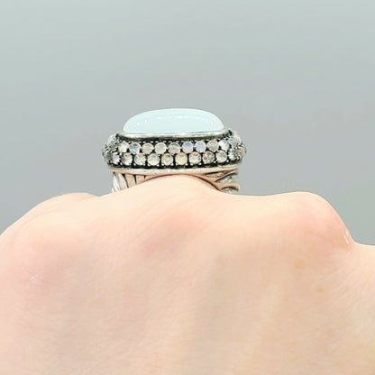    David Yurman Osetra Berries Moon Stone Moon Quartz Ring