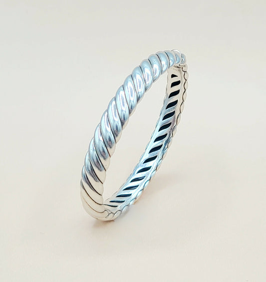   David-Yurman-Sculpted-Cable Bangle-Bracelet , 10mm