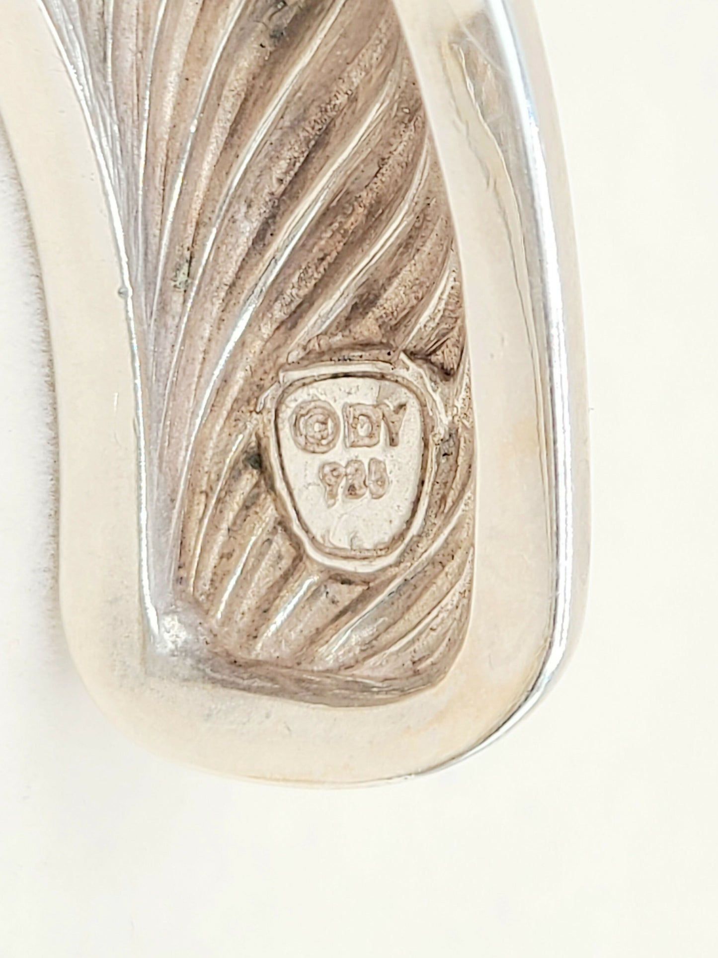    David Yurman Sculpted Thoroughbred Cable Diamond Bracelet