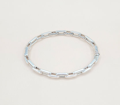    David Yurman Stax Link Diamond Bracelet
