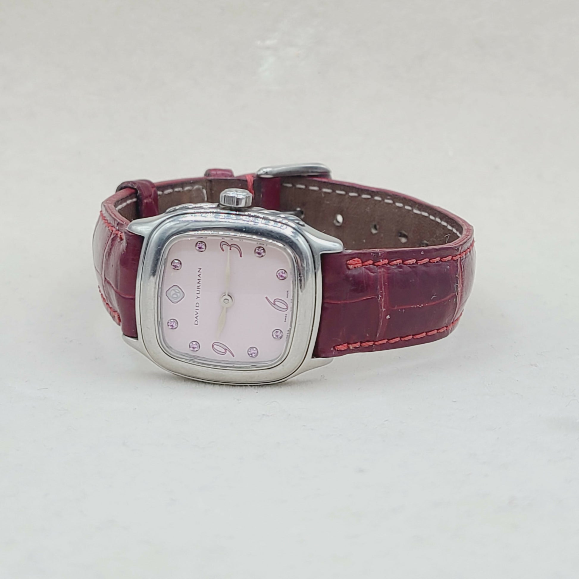    David Yurman Thoroughbred Watch Pink Sapphire