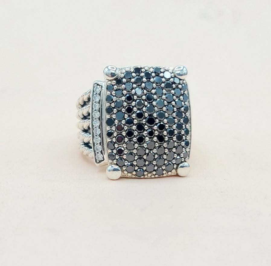    David Yurman Wheaton 20×16 Diamond Ring