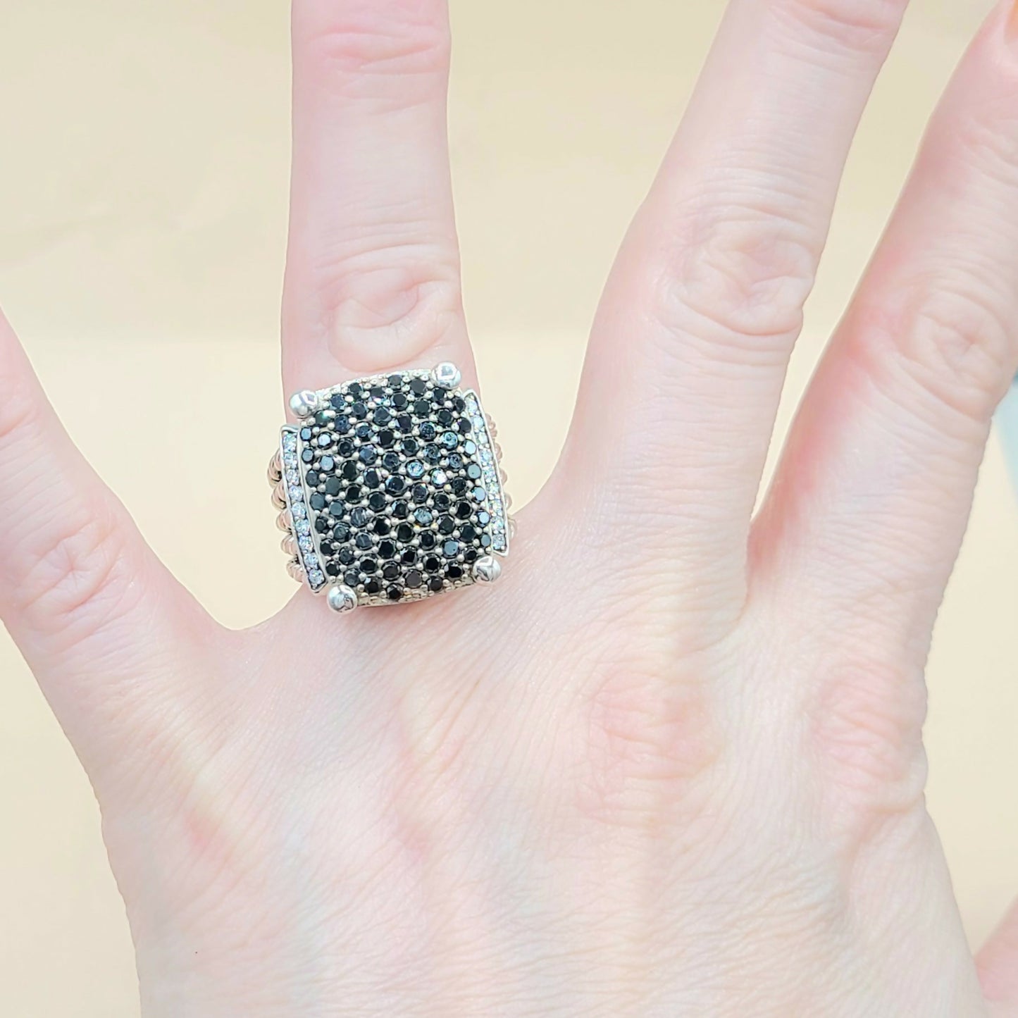    David Yurman Wheaton 20×16 Diamond Ring