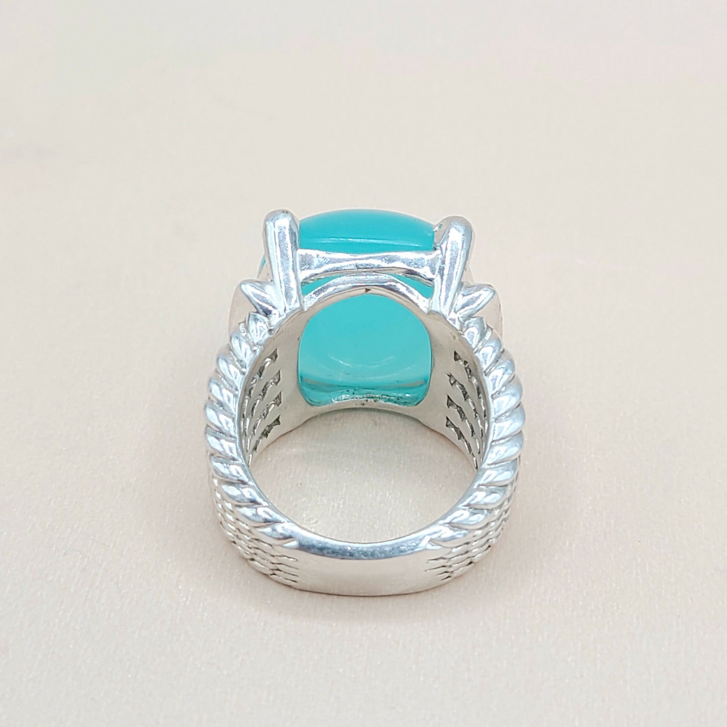    David-Yurman-Wheaton-20x15-Aqua Chalcedony-Diamond-Ring
