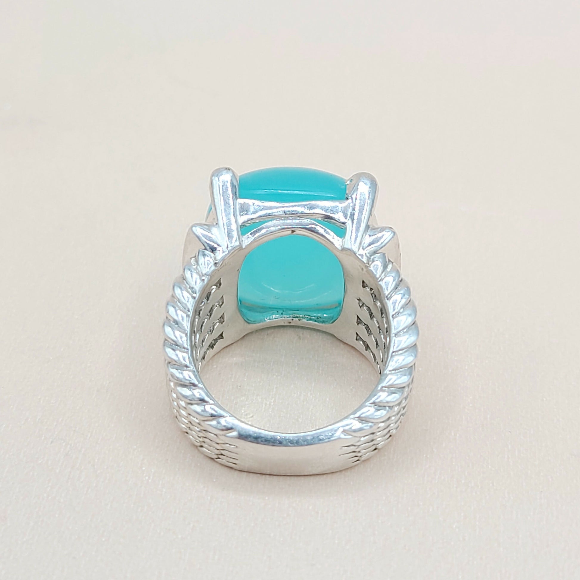    David-Yurman-Wheaton-20x15-Aqua Chalcedony-Diamond-Ring