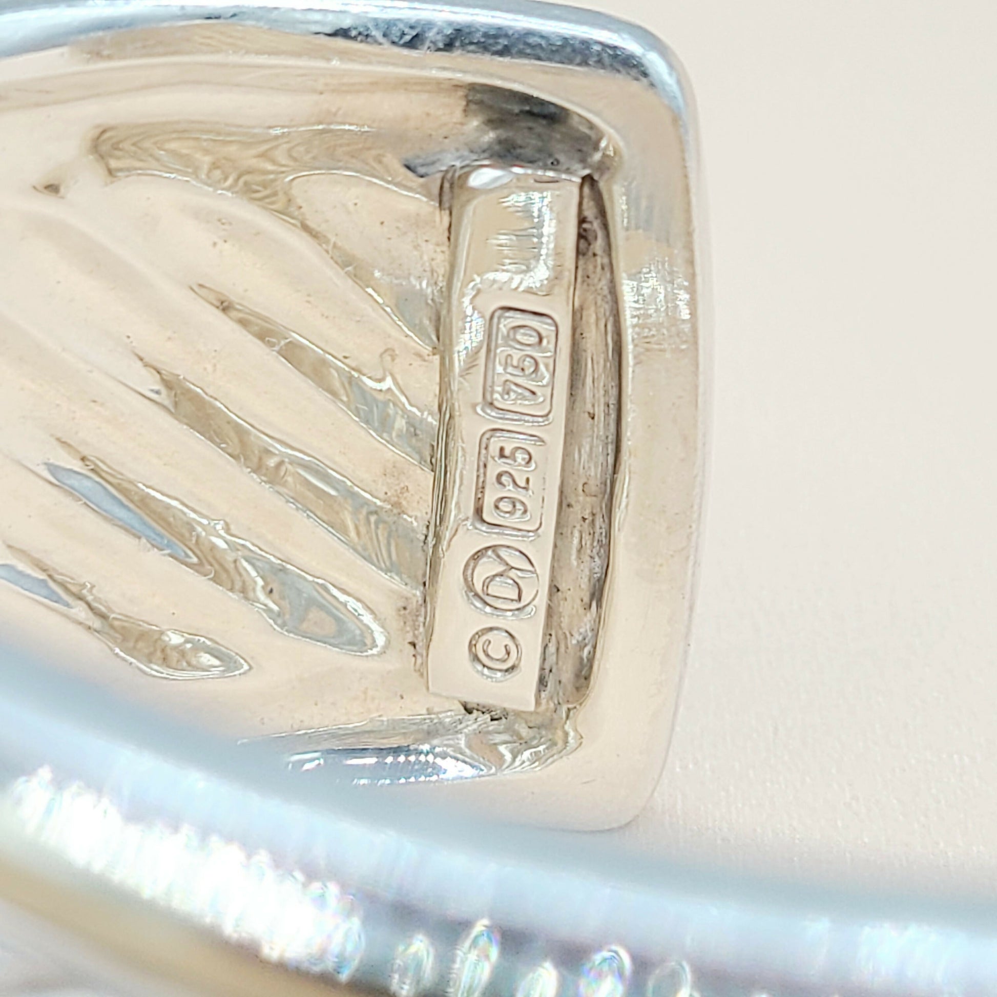    David Yurman Wide Sculpted Silver Gold Thoroughbred Cuff Bracelet