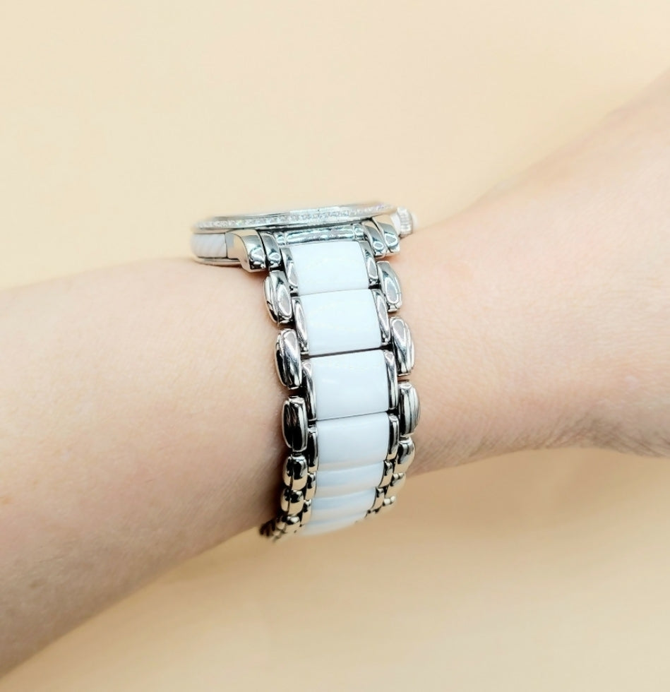    David Yurman Classic Quartz Watch – Ceramic & Diamond Bezel