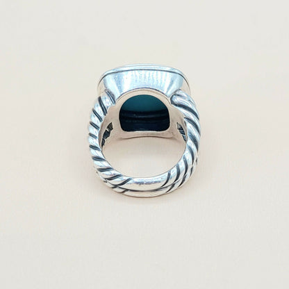    David Yurman-Albion 14mm Turquoise Ring